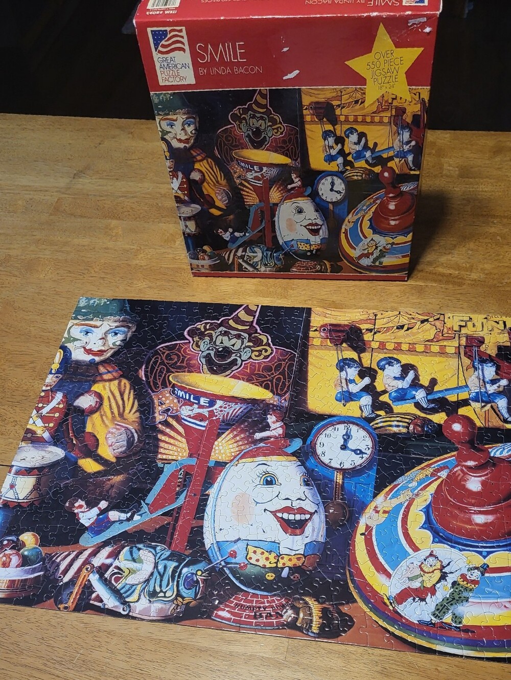 Vntg. 1996 Tin Toys Puzzle